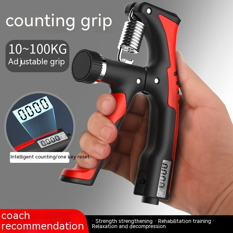 Electronic Counting Grip For Men's Exercise