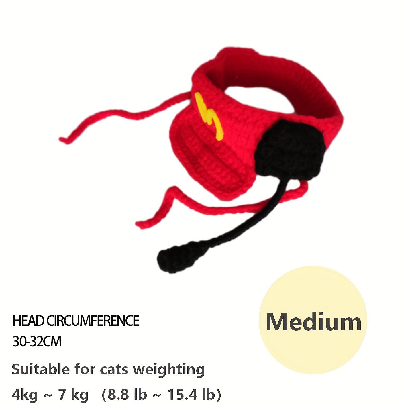 Handmade Cat Chef Hat Pet Birthday Accessories Cotton Knitted Sweater For Small To Medium Cats And Dogs Pet Supplies Cat Clothes